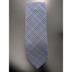 Bruno Piatelli Wool Tie Necktie 59" Plaid Blue